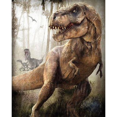 Animal Dinosaurs Diamond Painting Kit - DIY